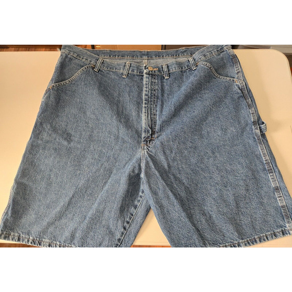 Wrangler Authentic Men’s Carpenter Denim Jean Shorts  Size 44 - Picture 1 of 7